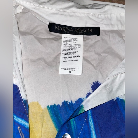 Marina Rinaldi Women’s Top Blouse Plus Size 16 - Picture 6 of 8